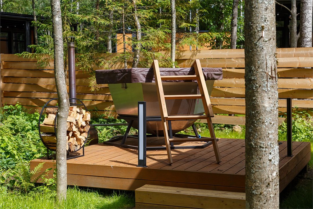 Коттедж 2-местный (с 1 спальней и купелью)