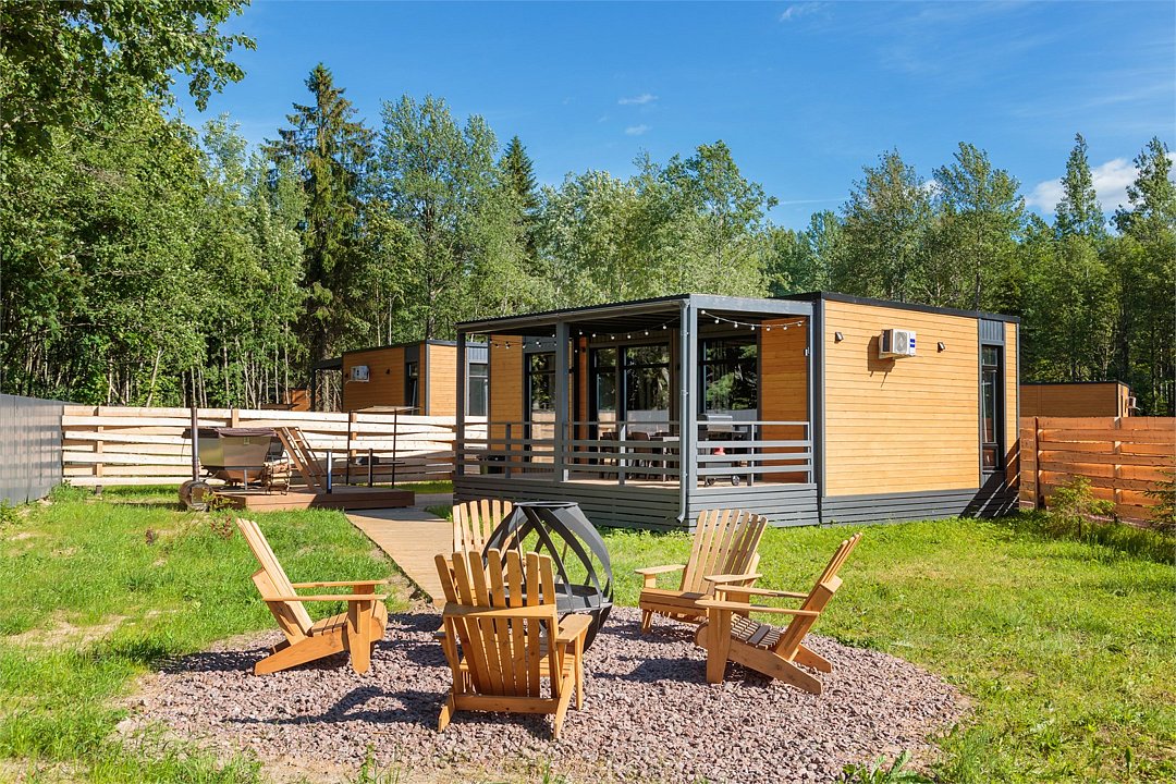 Коттедж 2-местный (с 1 спальней и купелью)