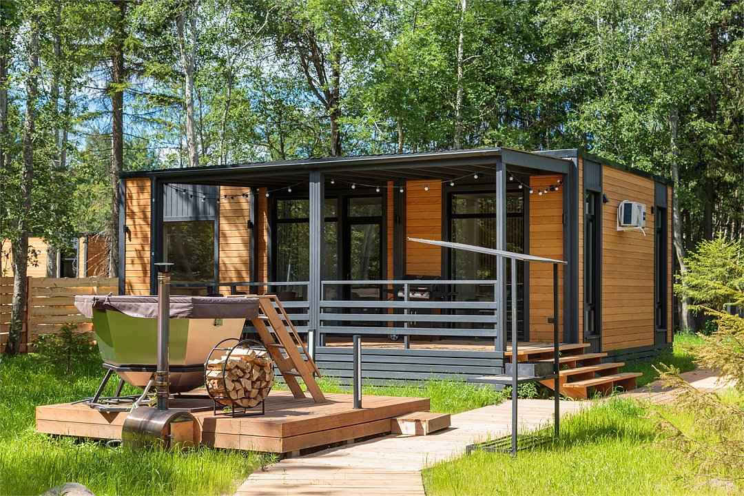 Коттедж 2-местный (с 1 спальней)