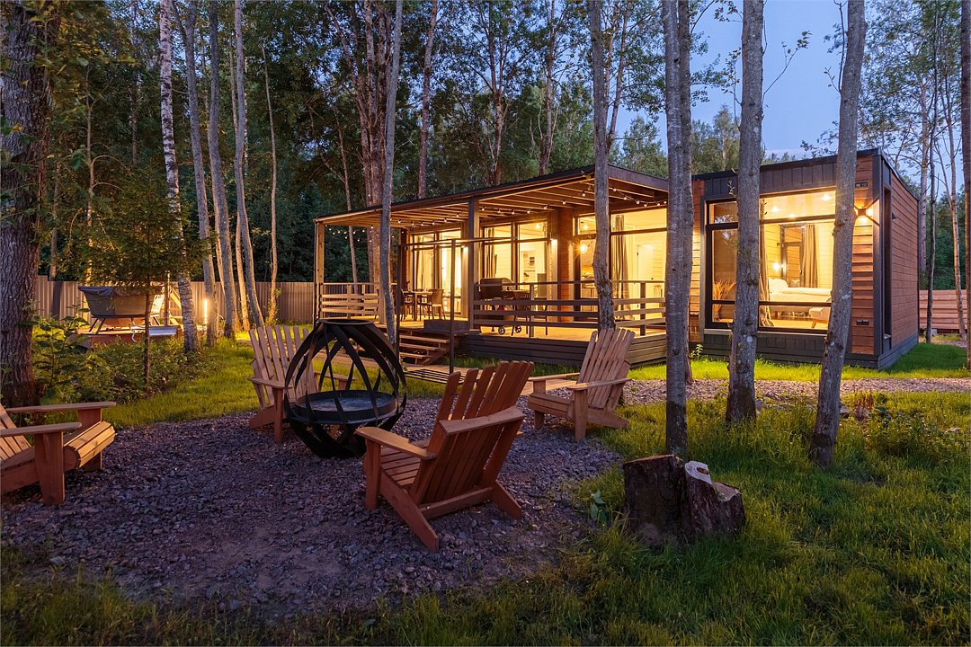 Коттедж ВИП Семейный 4-местный (с 1 спальней и купелью)