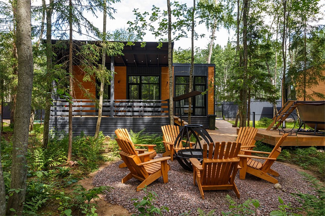 Коттедж Улучшенный 4-местный (с 2 спальнями и купелью)