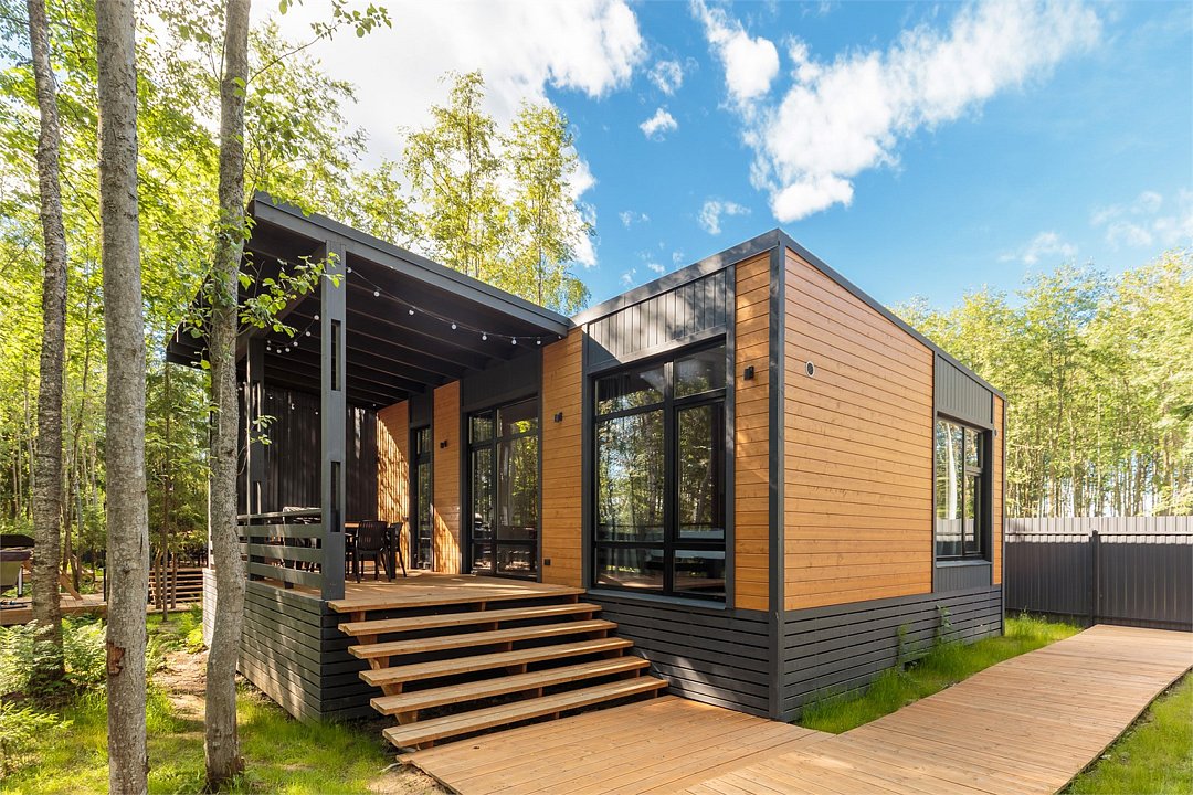 Коттедж Улучшенный 4-местный (с 2 спальнями и купелью)