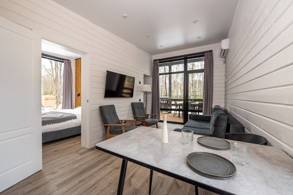 Дом 2-местный 2-комнатный (с 1 спальней)