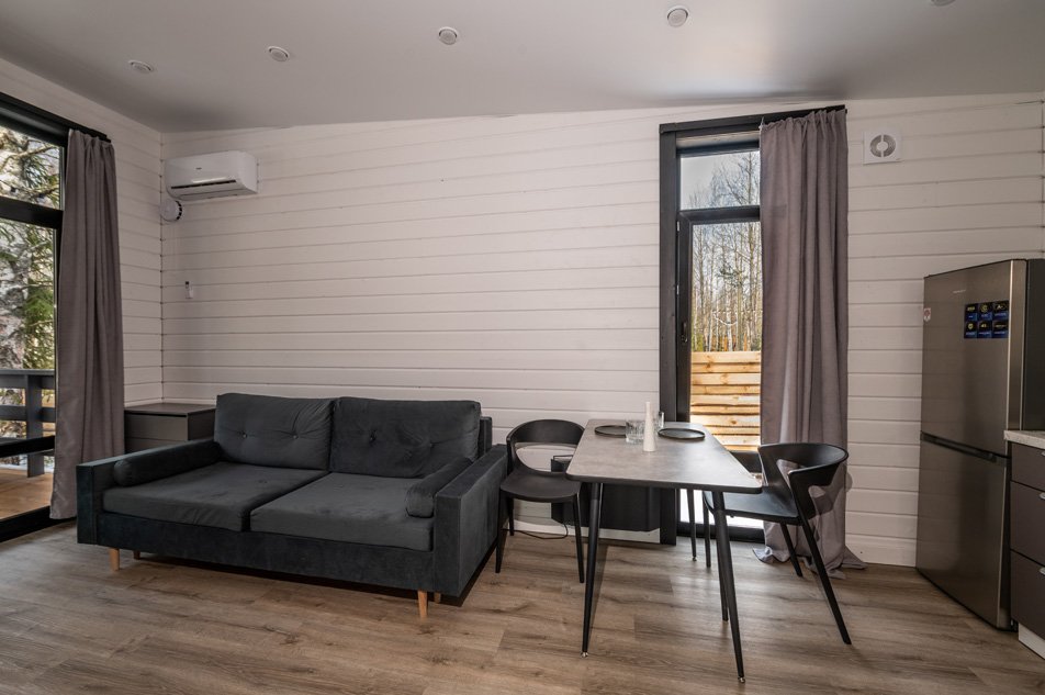 Дом 2-местный 2-комнатный (с 1 спальней)