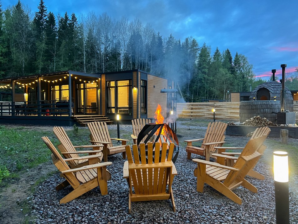 Дом 6-местный 4-комнатный (с 3 спальнями)