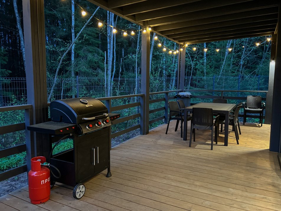 Дом 6-местный 4-комнатный (с 3 спальнями)