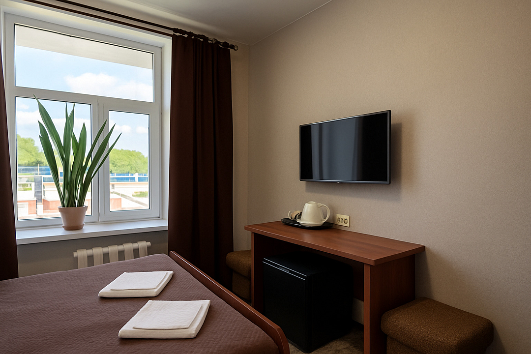 Стандартный 2-местный 1-комнатный DBL | Неолит Рыбинск, Ярославская область