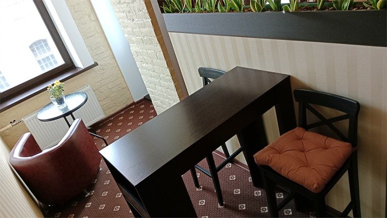 Апартаменты 2-местный 1-комнатный (с просторной спальней и балконом)