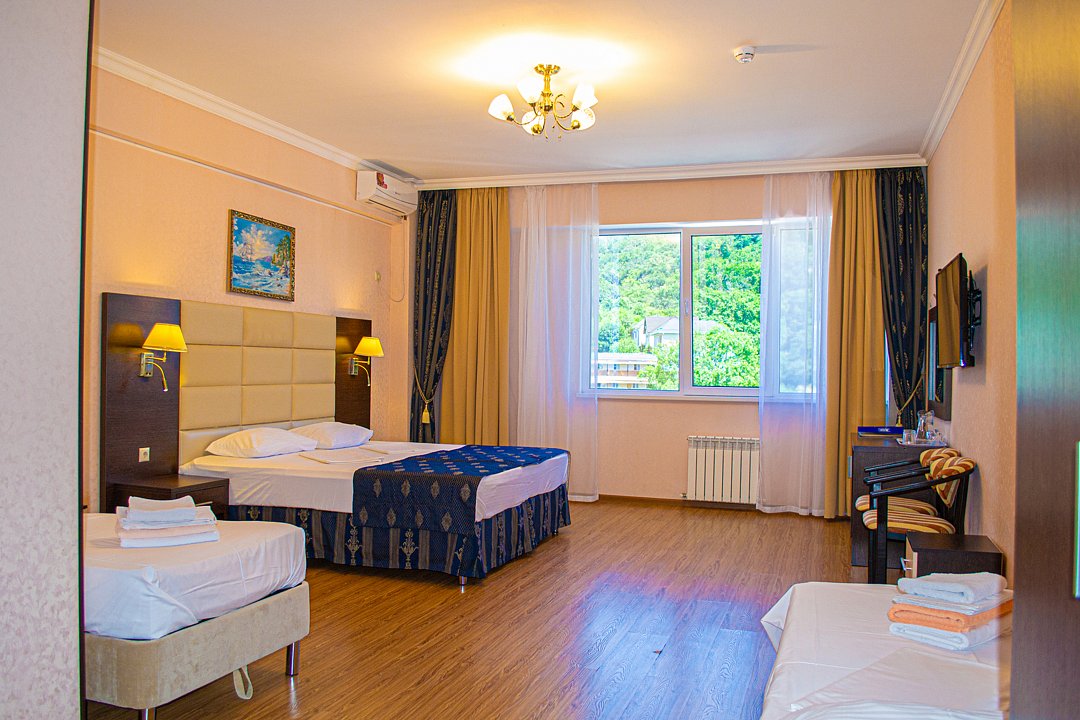 Стандартный 2-местный 1-комнатный (без балкона)