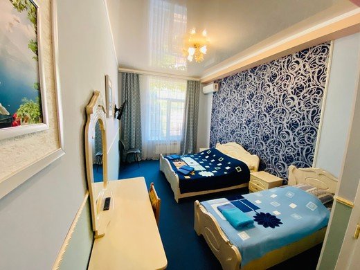 Стандартный 4-местный 2-комнатный (без балкона)