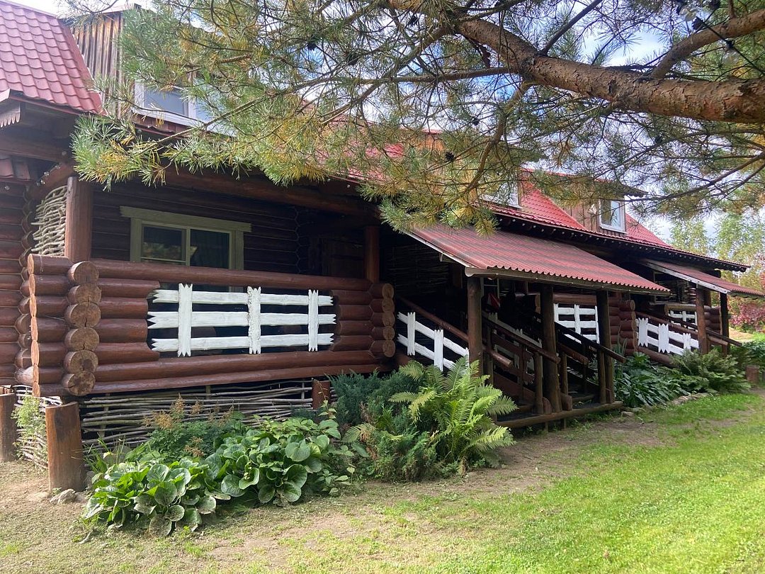 Дом из сруба на большой зеленой территории , Московская область, Клин 