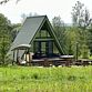 Участок с домиком «Огурец» А-фрейм категории Стандарт, Экоферма Ланьдиво, Серпухов