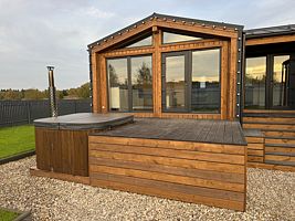 Двухместный коттедж Superior двуспальная кровать, Гостевой дом Дом с баней и чаном, Истринский район