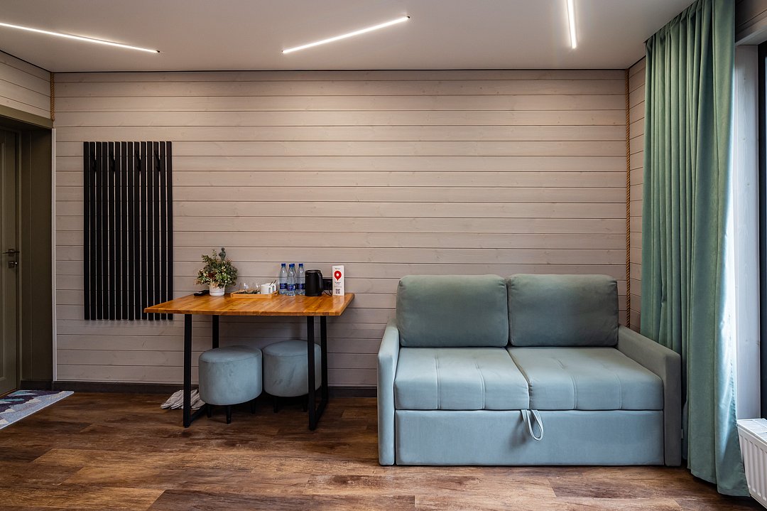 Комфорт 4-местный 1-комнатный (с балконом и видом на горы)