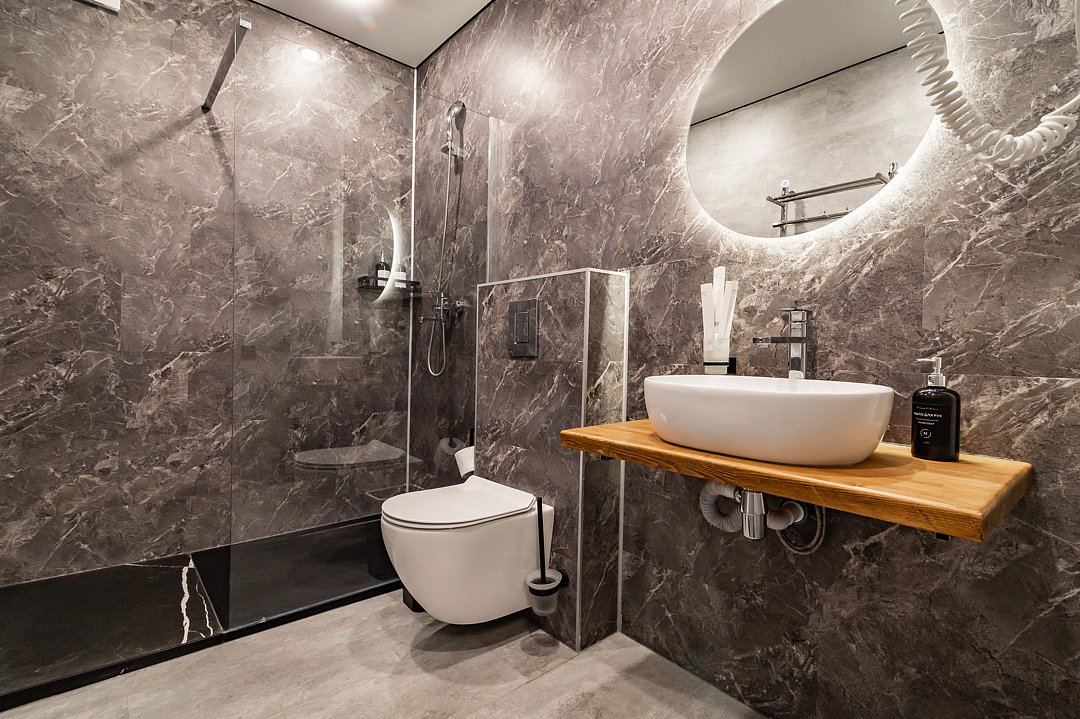 Комфорт 4-местный 1-комнатный (с балконом и видом на горы)