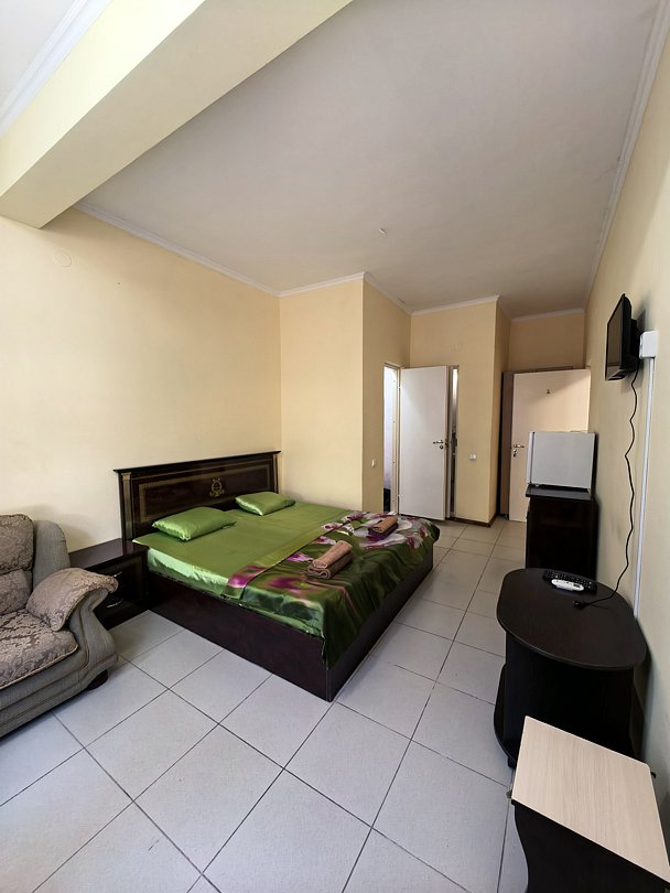 Стандартный 3-местный (двуспальная кровать и диван)