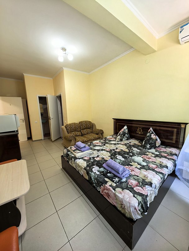 Стандартный 3-местный (двуспальная кровать и диван)