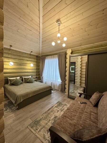 Дом 10-местный 3-комнатный Большой сруб (терраса)