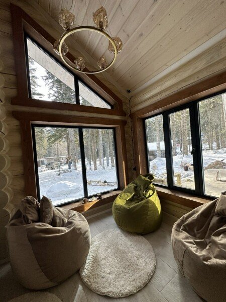 Дом 10-местный 3-комнатный Большой сруб (терраса)