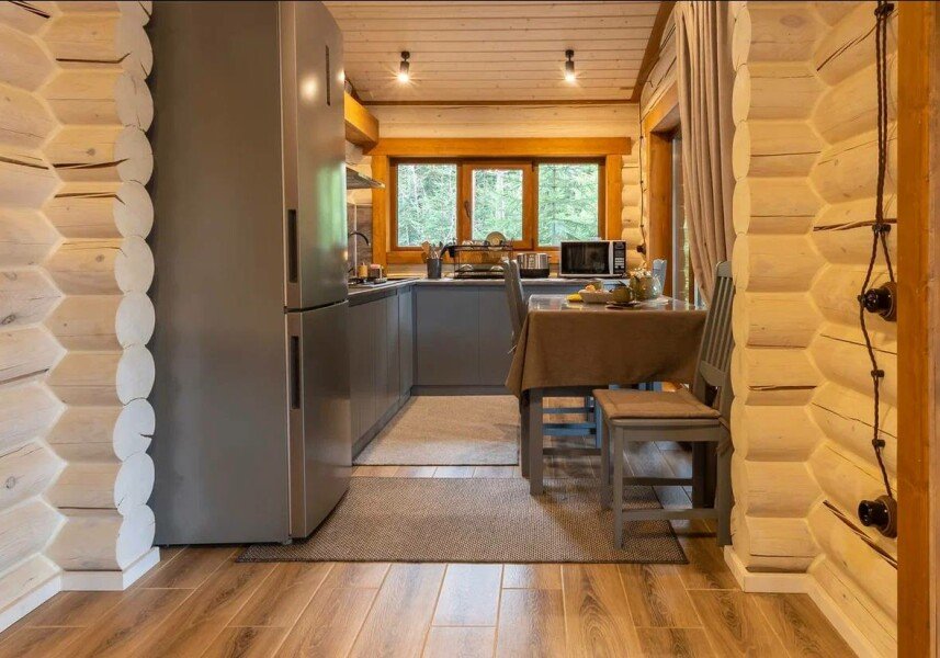 Дом 6-местный 2-комнатный Малый сруб (терраса)