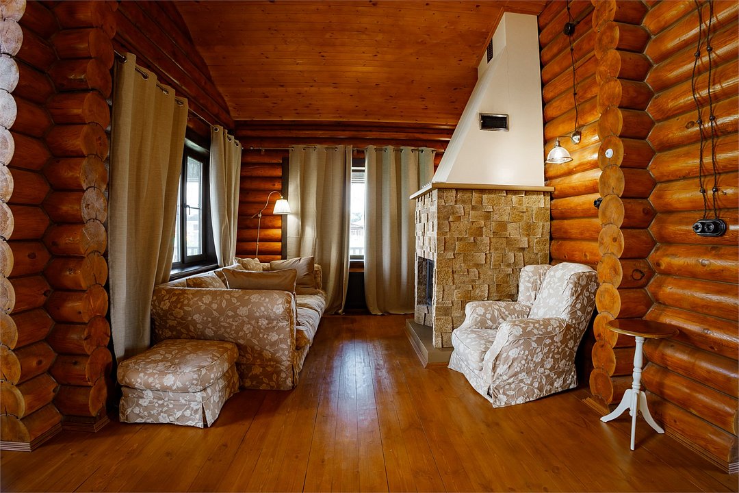 Коттедж 4-местный 3-комнатный (№12, с камином)