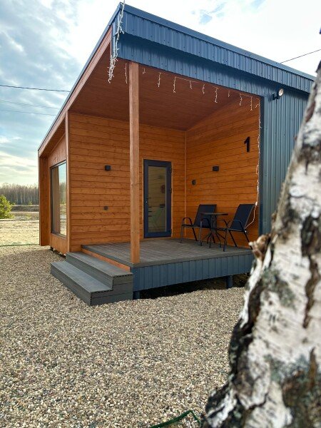 Дом 2-местный 1-комнатный (№1, с купелью)