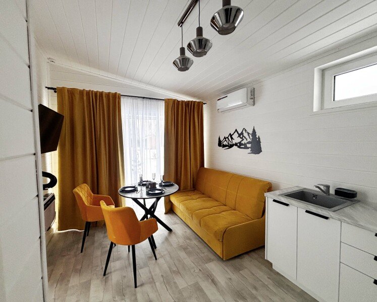 Дом 2-местный 1-комнатный (№1, с купелью)