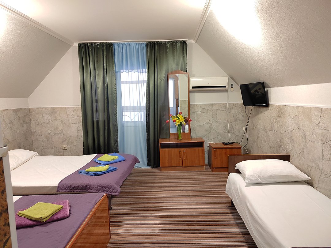 Стандартный 5-местный 1-комнатный