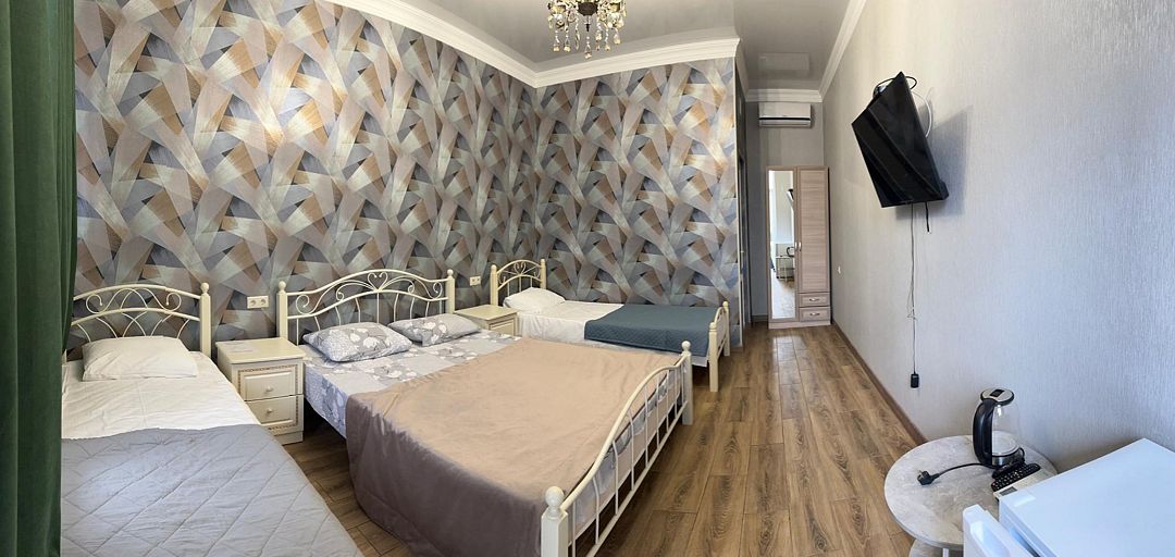 Стандартный 4-местный 1-комнатный