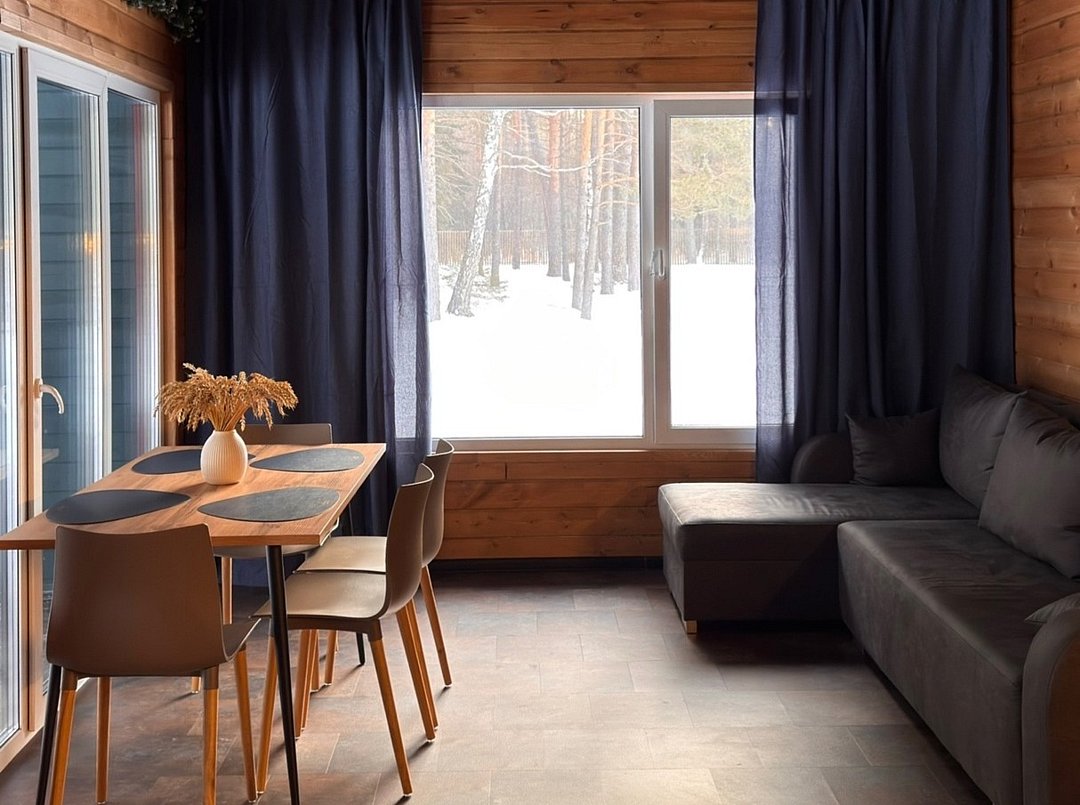 Дом 2-местный 2-комнатный (Зеленая хижина) | Елки. Дом у леса, Тюменская область