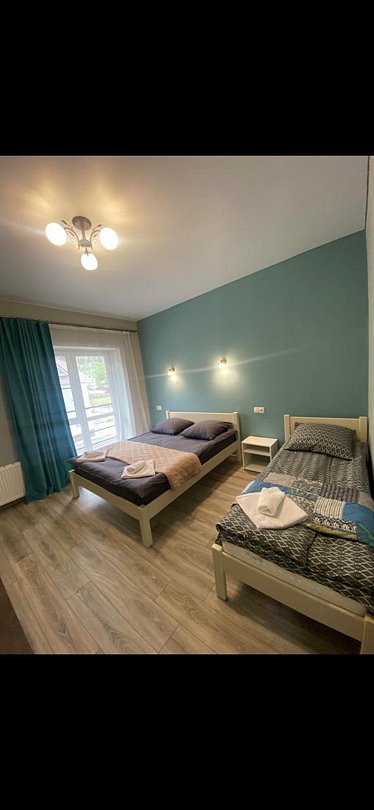 Стандартный 4-местный 1-комнатный