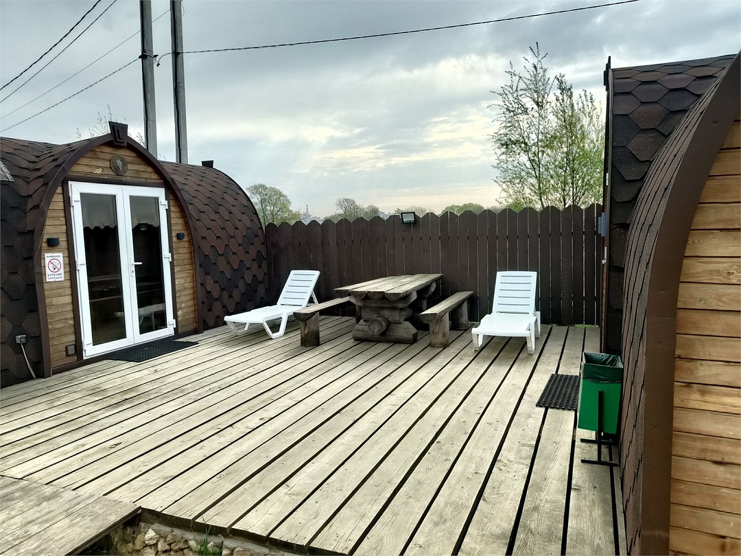 Бунгало 2-местный 1-комнатный (с баней и купелью)