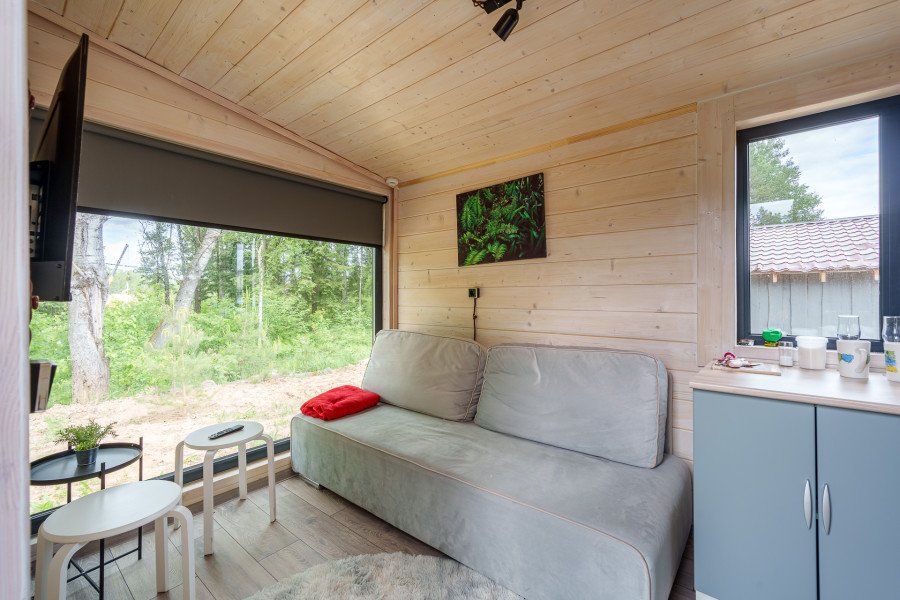 Домик у пруда 3-местный 1-комнатный (2 линия)