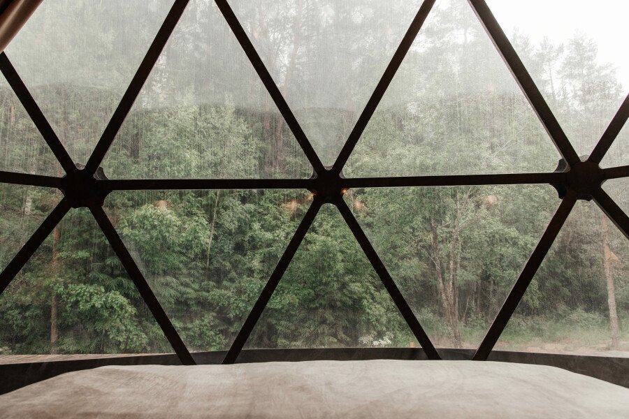 Купольный дом Premium с видом на лес