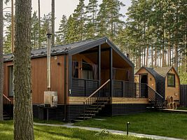 Дом №1 (г. Пески, ул. Брусничная, 6, корп. 1, посёлок Пески), База отдыха Land Breeze, поселок Пески