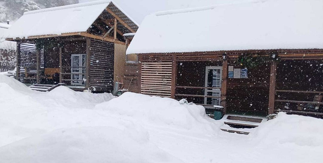 Внешний вид. Зима | Гостевой двор Алтай, Алтайский край