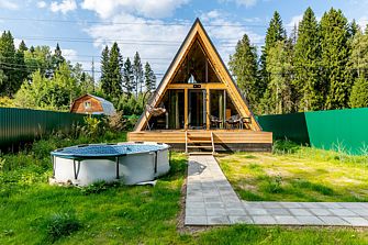 Частный дом InHome24 Уютный дом А-фрeйм Ольховка
