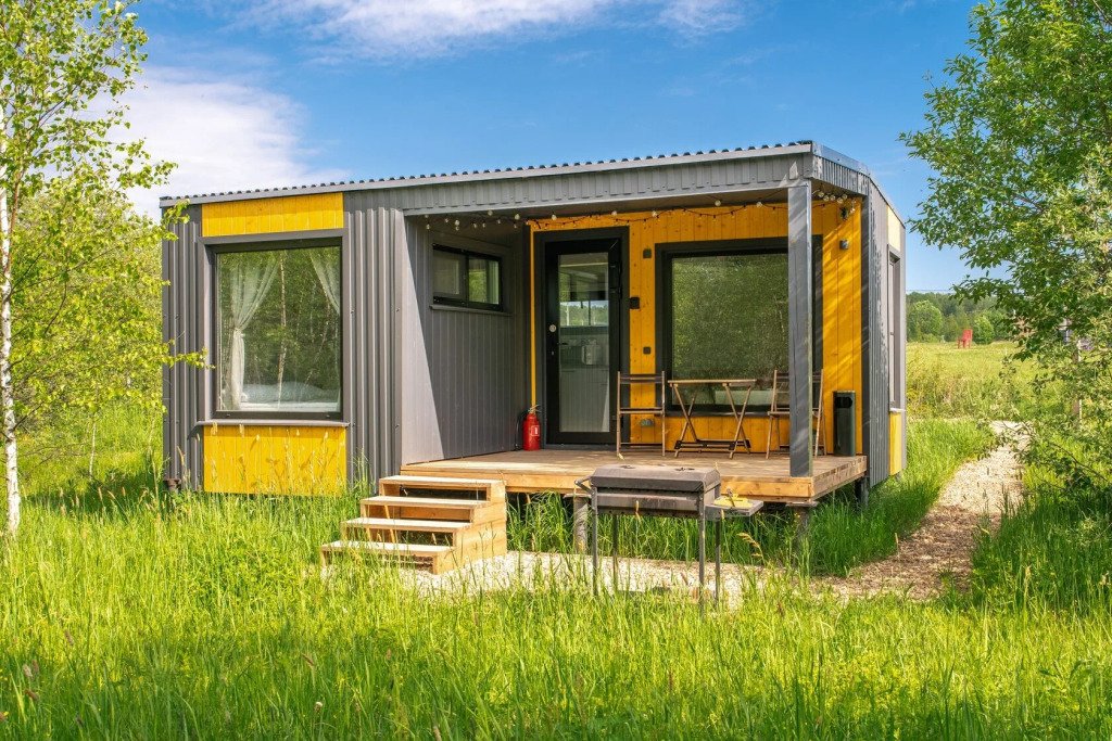 Частный дом Moroshka Scandi - домик для двоих с видом на лес, Московская область, Знаменка 