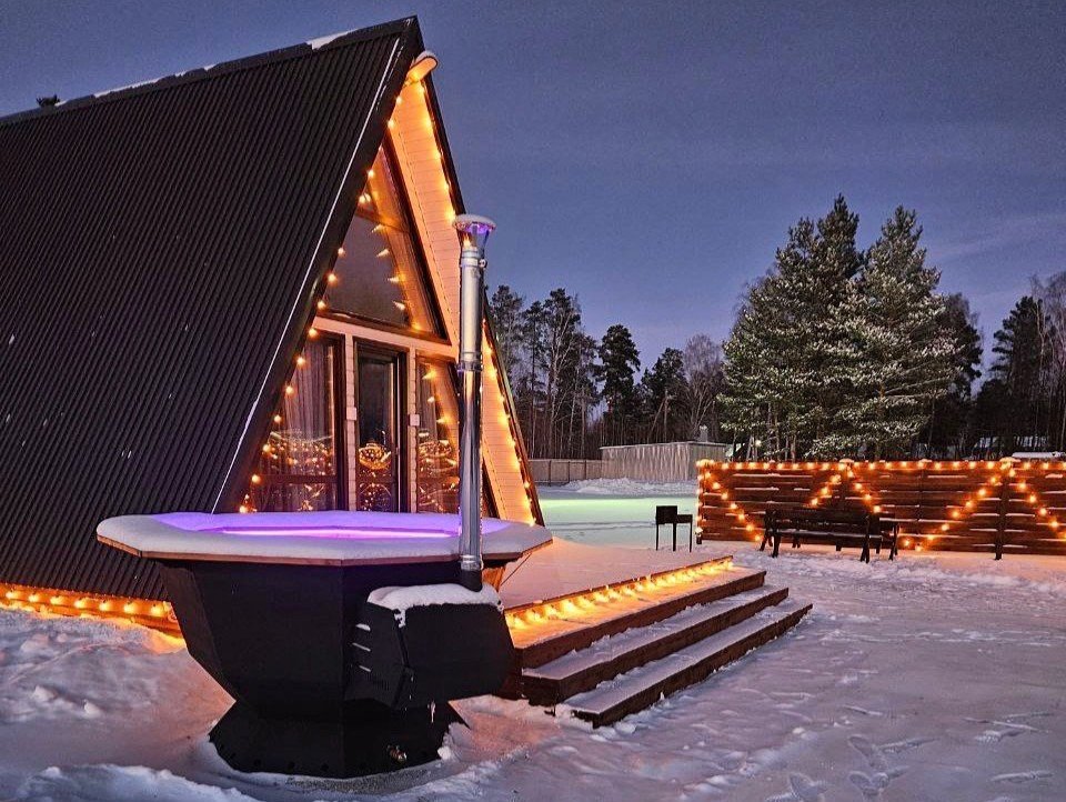 Дом А-фрейм | Клондайк, Тюменская область