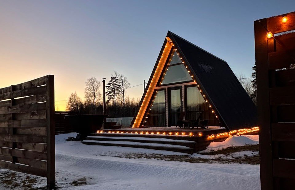 Дом А-фрейм | Клондайк, Тюменская область