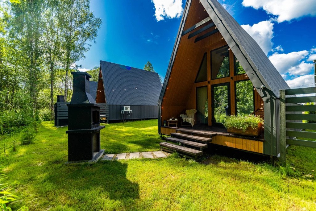 Частный Дом Афрейм с видом на лес №2, Московская область: фото 3