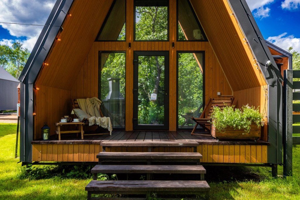 Частный Дом Афрейм с видом на лес №2, Московская область: фото 4