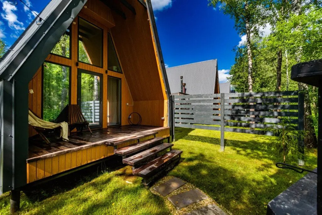 Частный Дом Афрейм с видом на лес №4, Анашкино (гп Кубинка), Московская область