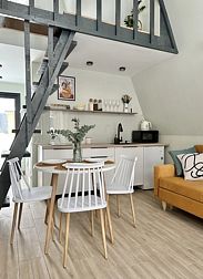 Частный Дом Афрейм с видом на лес №1