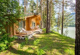 4-мест. фемили шале (вид на реку), Туристический комплекс Гранд Шале Алтай, Бирюзовая Катунь