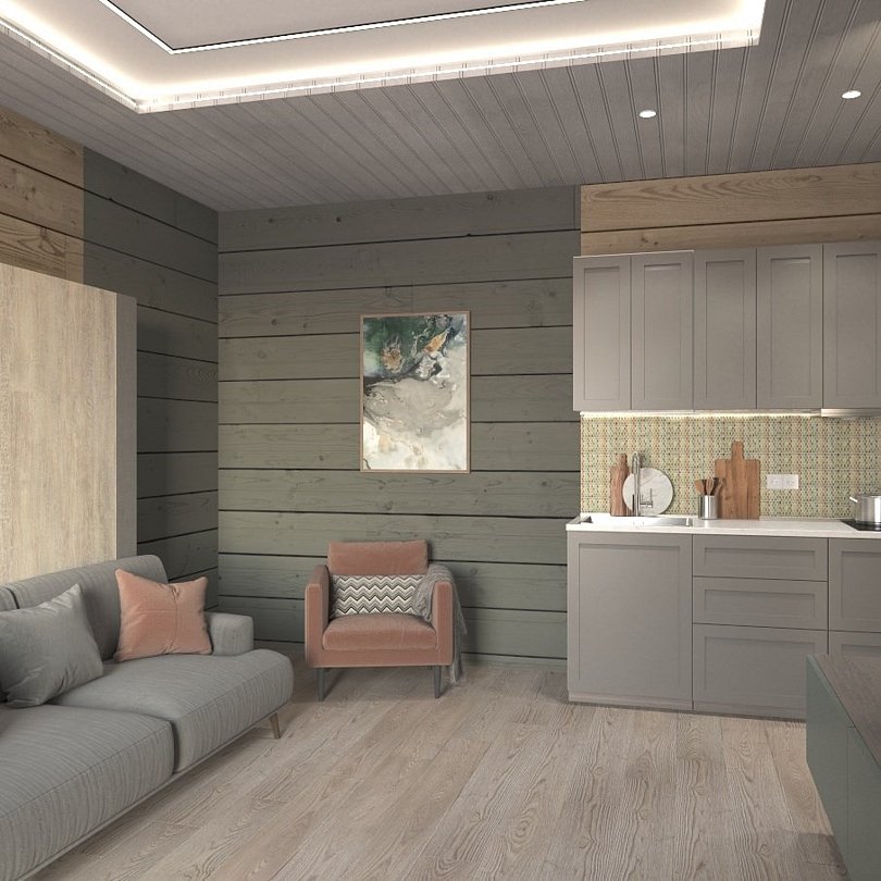 Апартаменты 2-местный 1-комнатный (Стандарт, вид на Вуоксу)