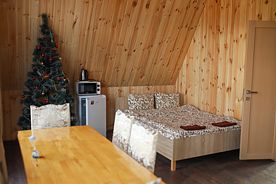 Коттедж с бассейном 4-местный 2-комнатный, База отдыха Ночлег туриста, село Перевальное