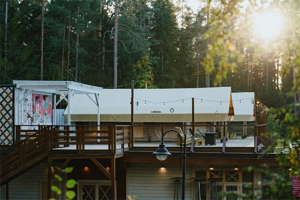 Тент-хаус Терраса 4-местный 2-комнатный (с двумя лоджами)