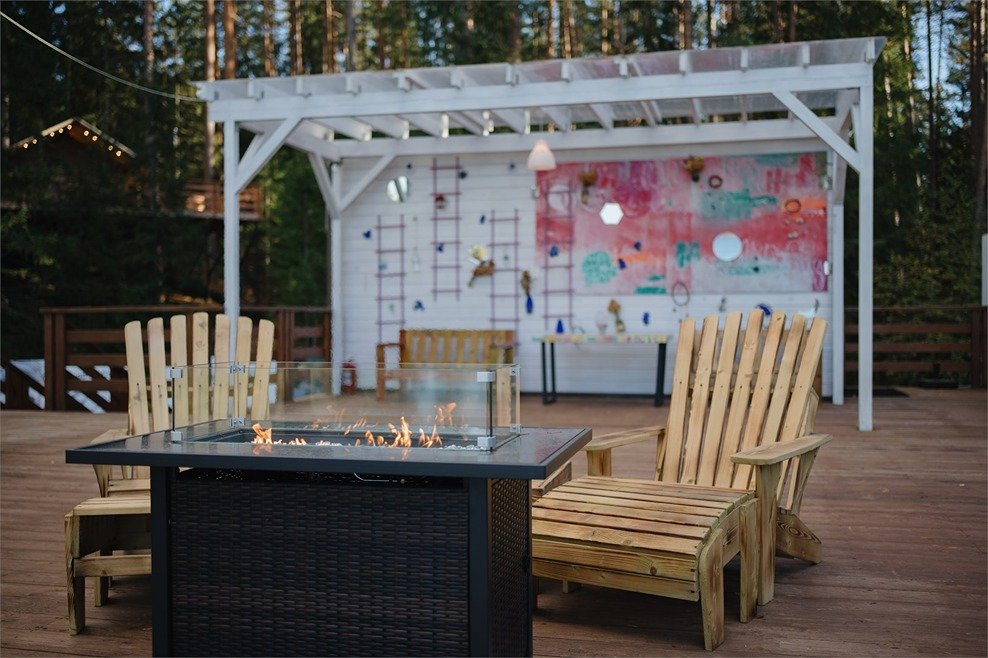 Тент-хаус Терраса 4-местный 2-комнатный (с двумя лоджами)