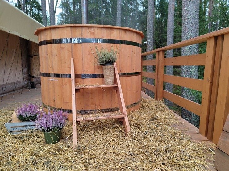 Тент-хаус Терраса 4-местный 2-комнатный (с двумя лоджами)